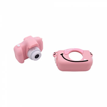 Детский фотоаппарат Kids Camera Коровка (розовый)-5