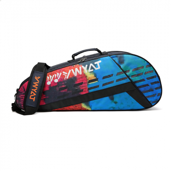 Спортивная сумка для теннисных ракеток с дополнительным отделением для одежды WYAT camouflage blue-1