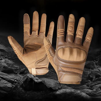 Тактические перчатки Sum B28 коричневые L-4