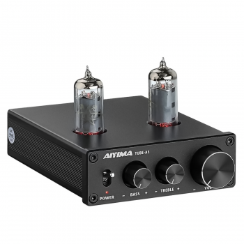 Ламповый усилитель мощности AIYIMA Tube 6K4 A3 Bluetooth 5.0 с блоком питания 12 В-1
