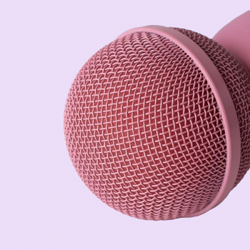 Беспроводной караоке-микрофон Citan LY168 розовый-2
