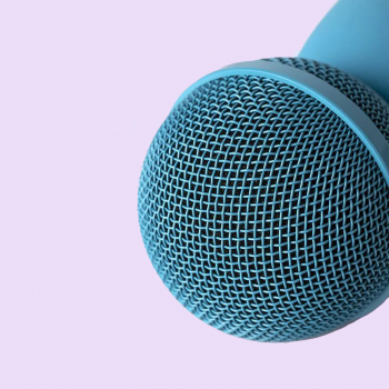 Беспроводной караоке-микрофон Citan LY168 голубой-2