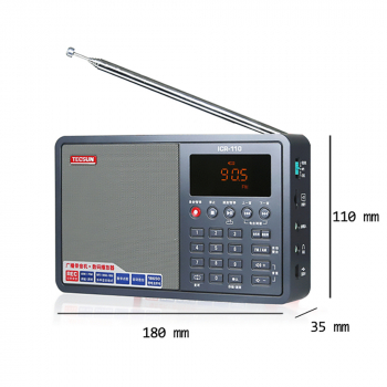 Цифровой всеволновый радиоприемник с mp3 плеером Tecsun ICR-110-3