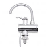 Проточный водонагреватель на кран Electric Heating Faucet RX007-7 с цифровым дисплеем (серебро)-1