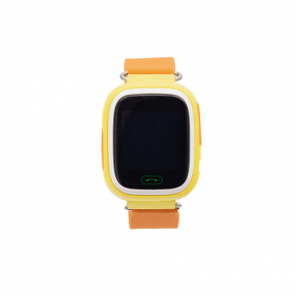 Детские часы Q90 с GPS (желтые)-1