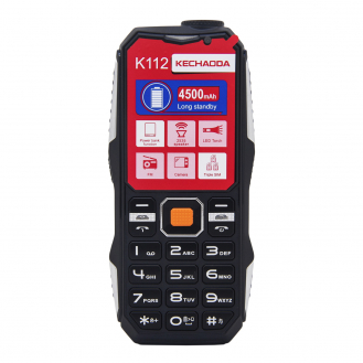 Мобильный телефон Kechaoda K112 противоударный, черный-1