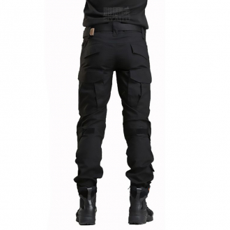 Тактический костюм Mantop с наколенниками и налокотниками Black XL-4